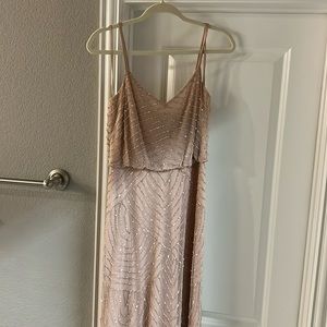 Adriana Papell dress size 6 blush